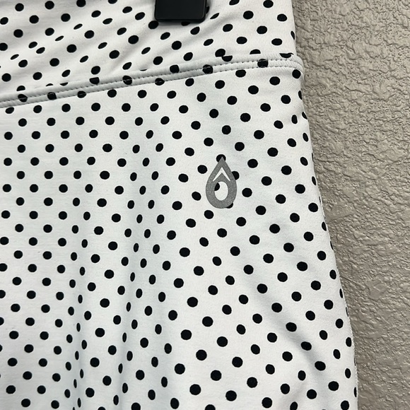 Dona Jo JoJo Skirt Skort White Polka Dot Size 2 - Picture 3 of 9